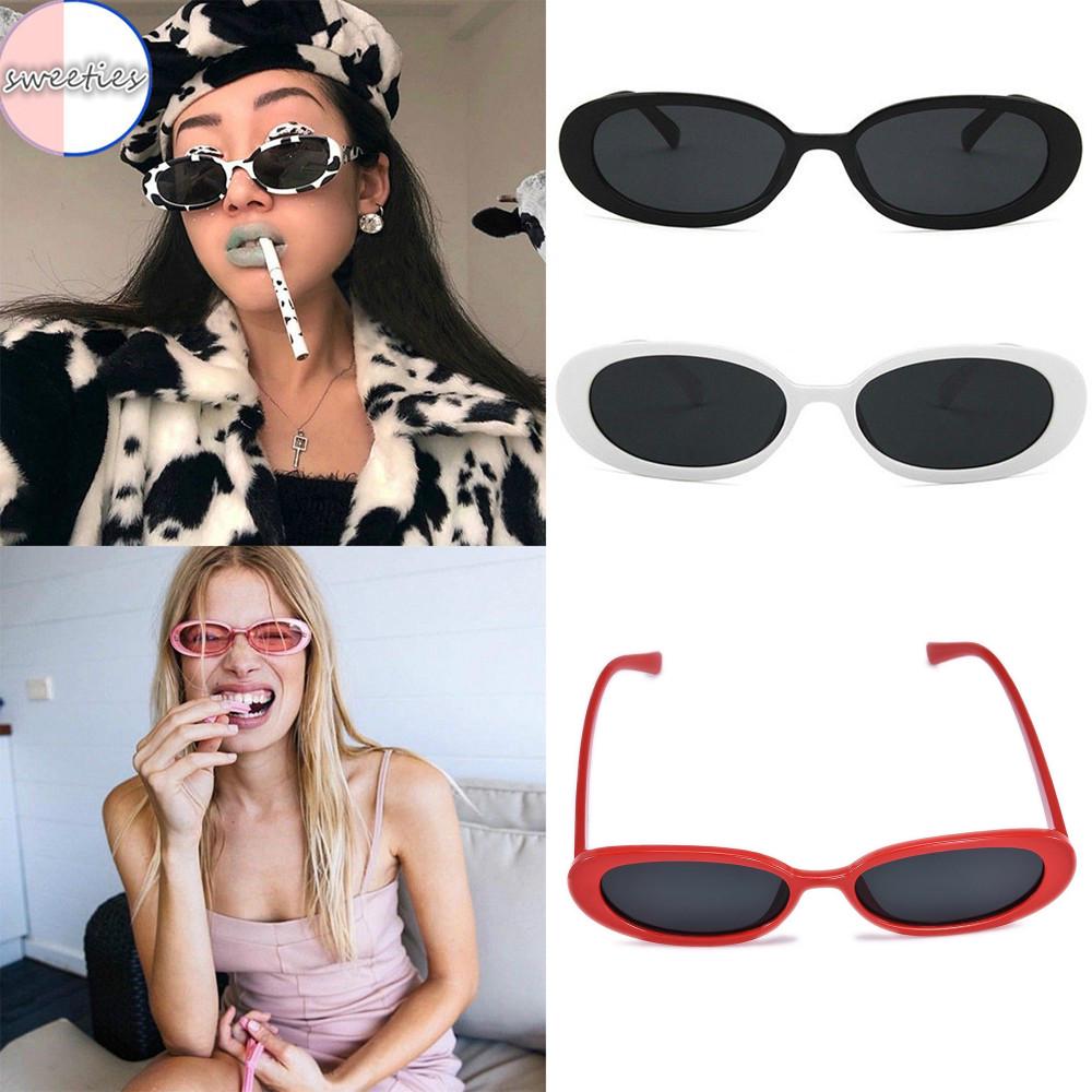 Kính râm gọng hình b bầu dục thời trang cổ điển