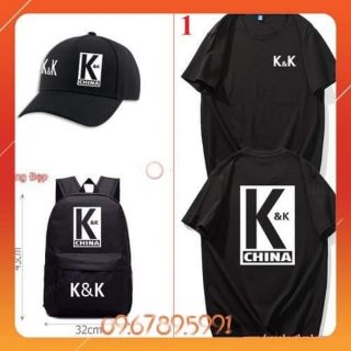 Combo Áo K&K, Balo K&K, Mũ K&K Cao Cấp