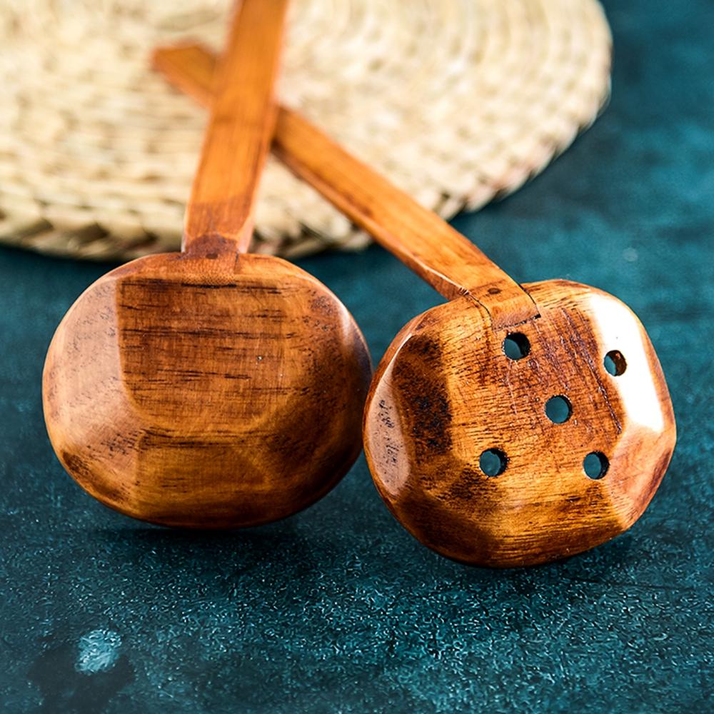 Muỗng Gỗ Cán Dài Phong Cách Nhật Bản