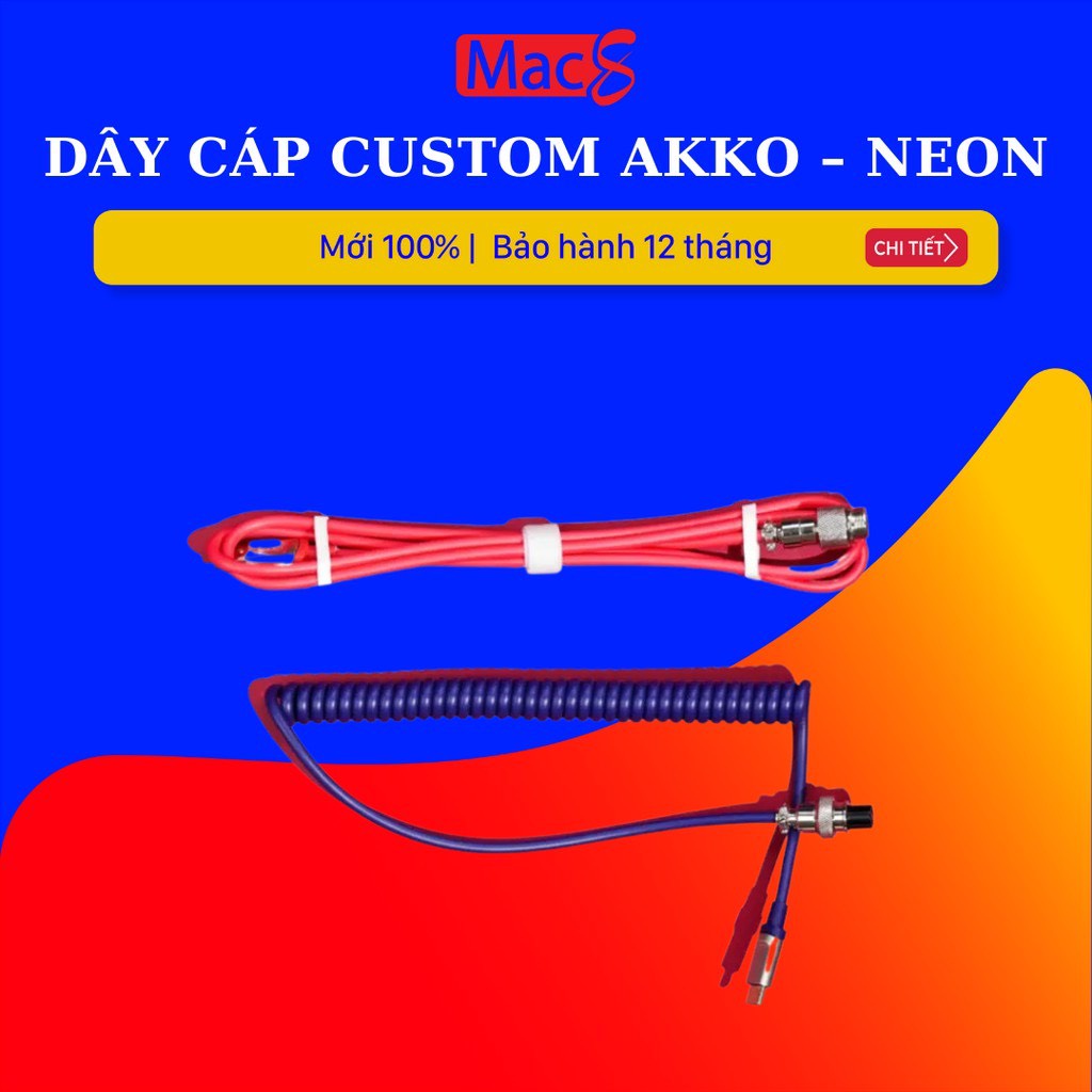 Dây cáp custom AKKO – Neon