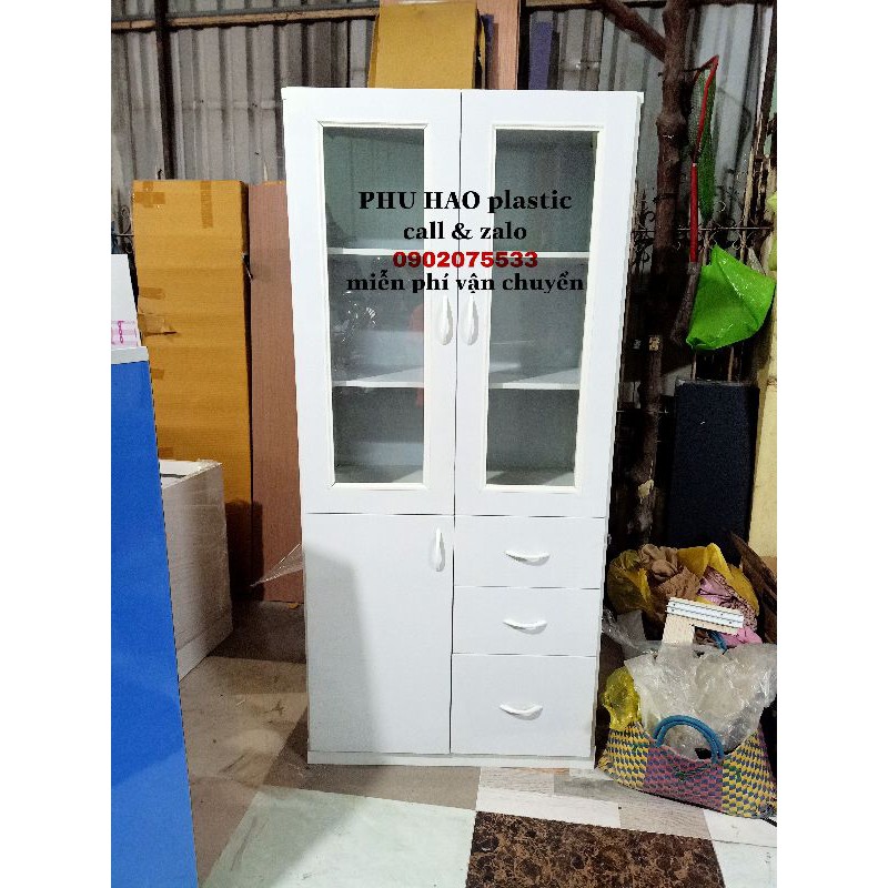 Tủ hồ sơ nhựa đài loan cao cấp FREESHIP HCM