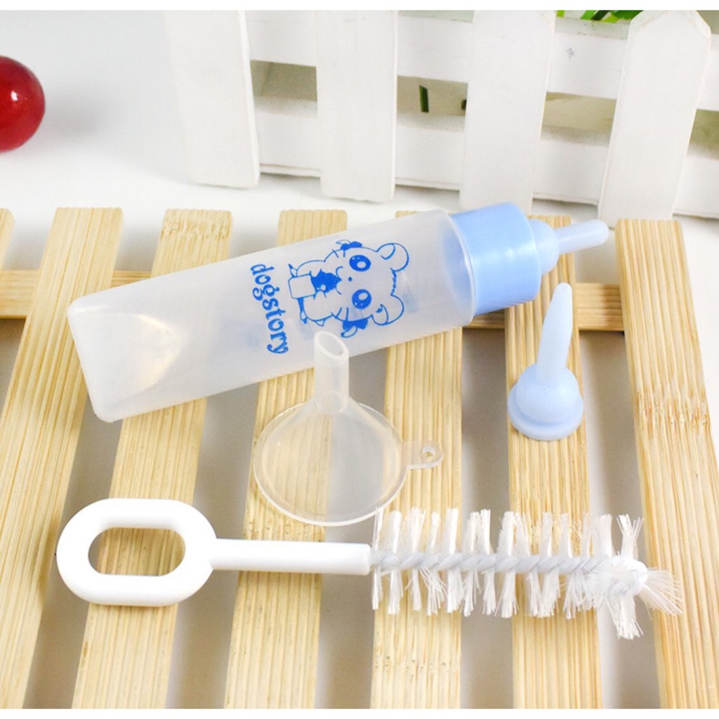 Bình bú sữa cho thú cưng sơ sinh - chó, mèo, sóc, thỏ, chuột