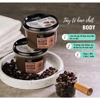 Tẩy Da Chết Toàn Thân Organic Coffee & Sugar Body Scrub