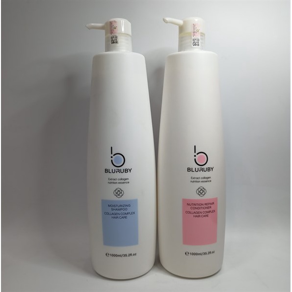 Bộ Gội Xả Nhau thai cừu BLURUBY  1000ml*2