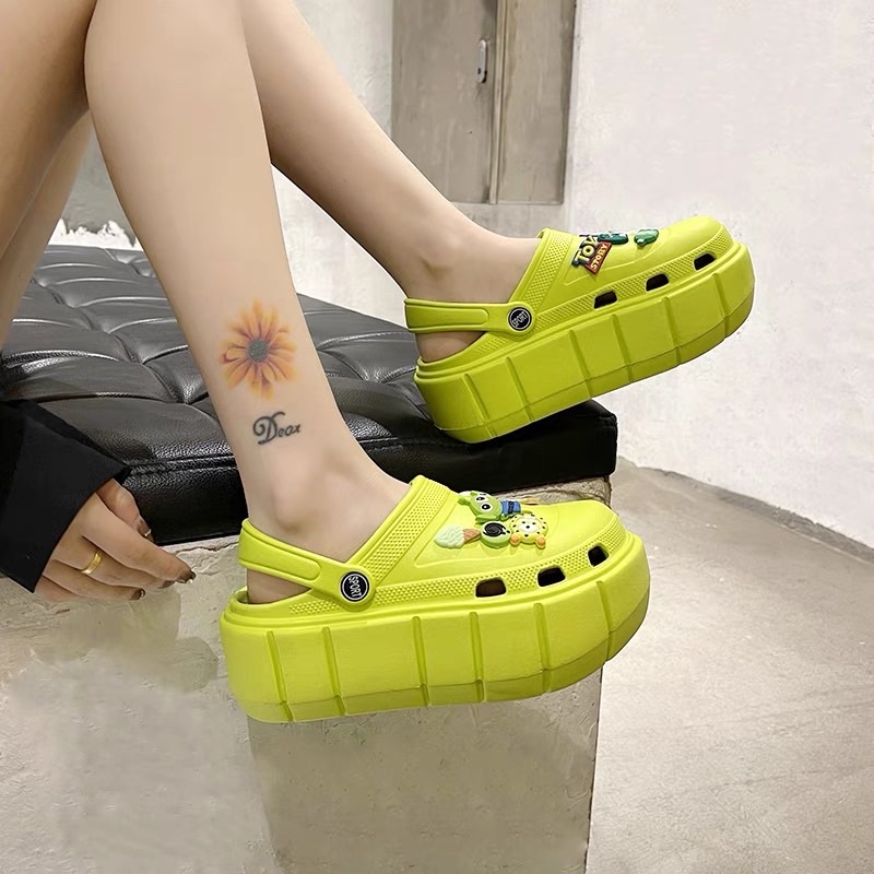 DÉP CROCK LOẠI 1 xinh lắm cao 6CM + HÀNG Y HÌNH