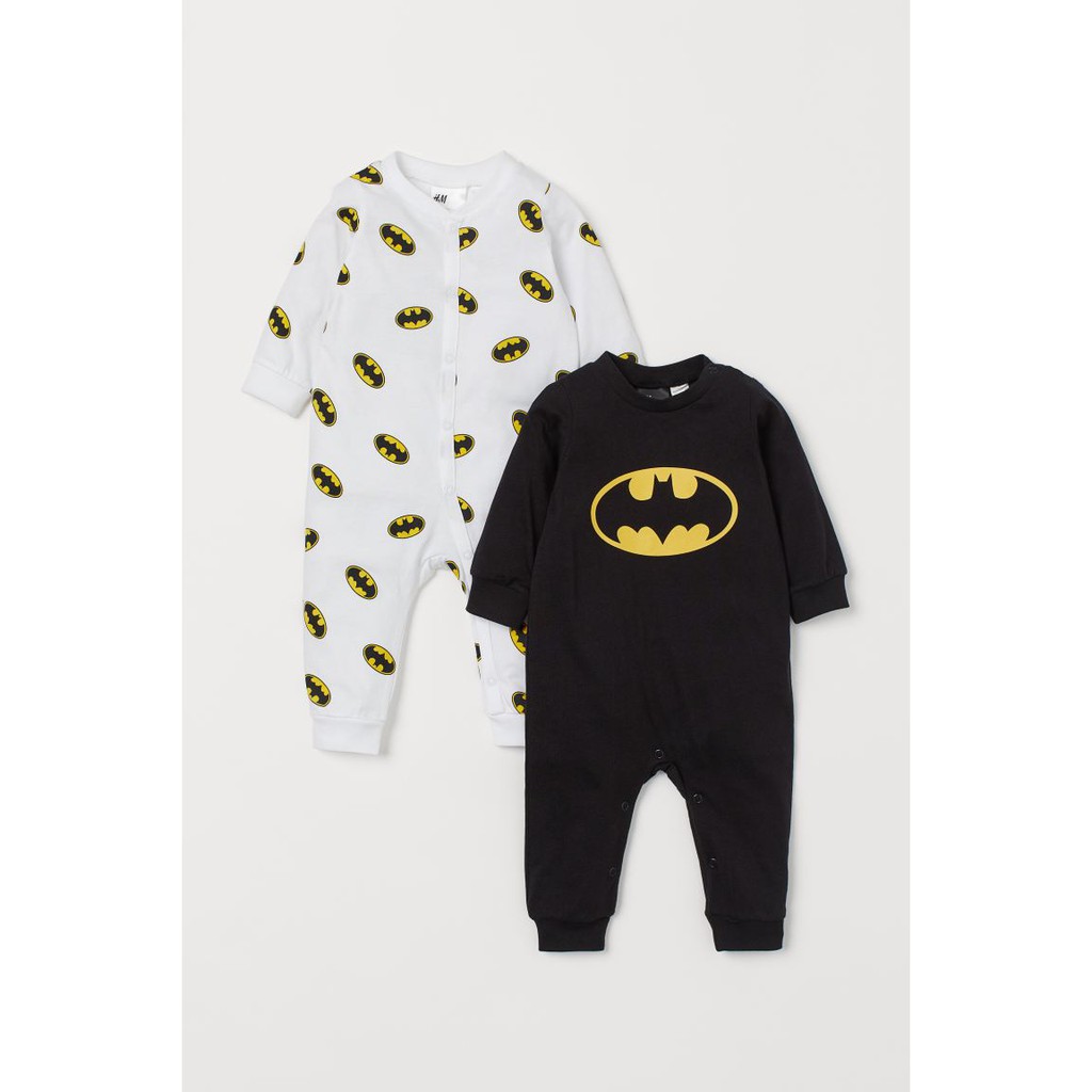 Set 2 pyjama trẻ em bé trai - Size từ 2 tháng đến 2 tuổi - Cam kết 100% HM Authentic