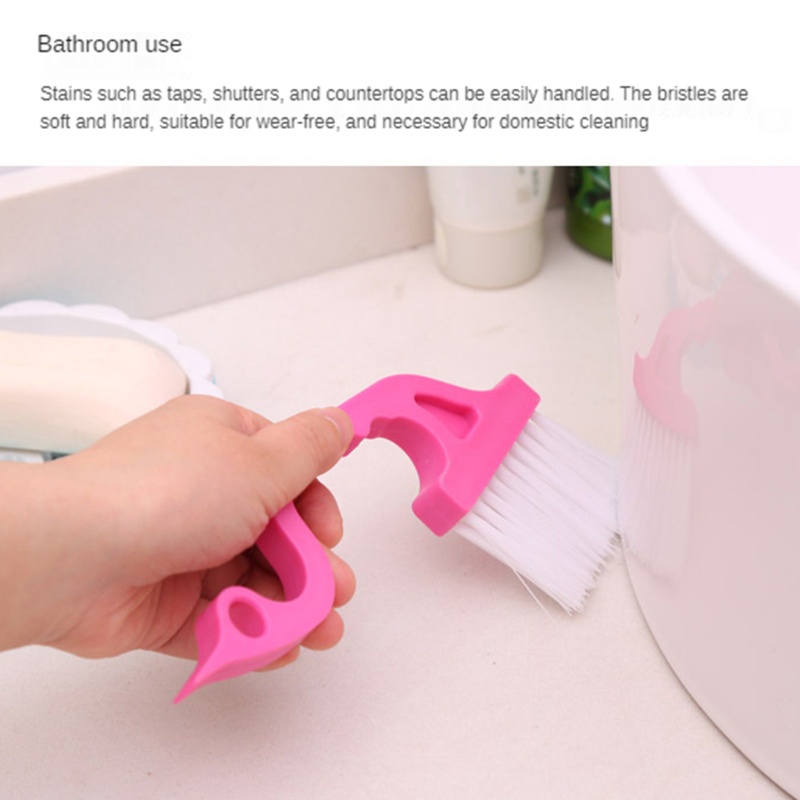 Chổi Vệ Sinh Rãnh Cửa Trượt Tay Cầm Hình Thiên Nga Sáng Tạo