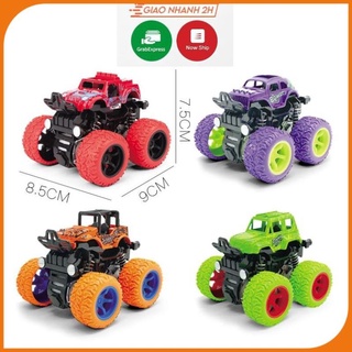 Xe quái xế baby bus, xe ô tô địa hình buggy, monster truck, cho bé học phân biệt màu sắc