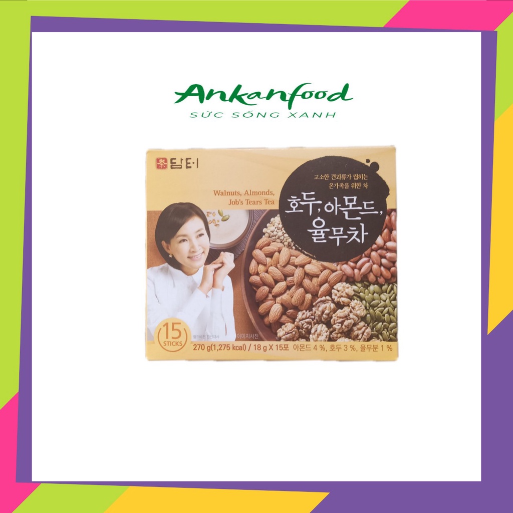 Ngũ cốc Damtuh Hàn Quốc 15 gói/hộp 350g-Ankanfood