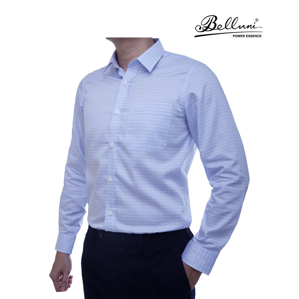 Áo sơ mi nam dài tay cao cấp BELLUNI LUXURY Chất 100% Cotton - ABD.CM.BE.164.B7