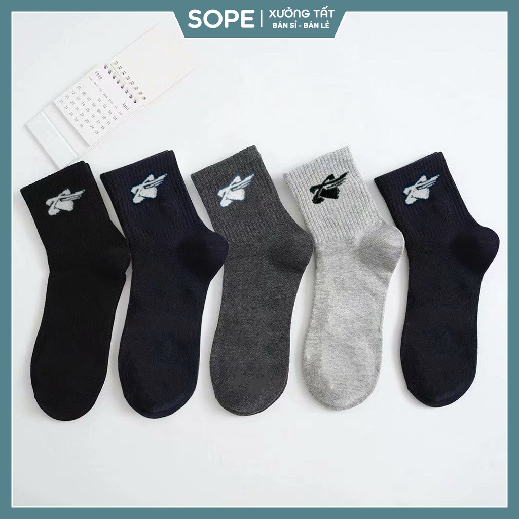 Tất vớ cổ cao nam công sở chất liệu vải co giãn bốn chiều chống hôi chân - Sope Shop