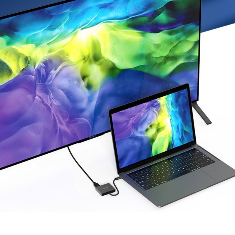 Áo Khoác Tốc Độ Cao Thời Trang Cá Tính ​​Bộ ChuyểN ĐổI Hub 4K Usb 3.0 Sang MàN HìNh KéP