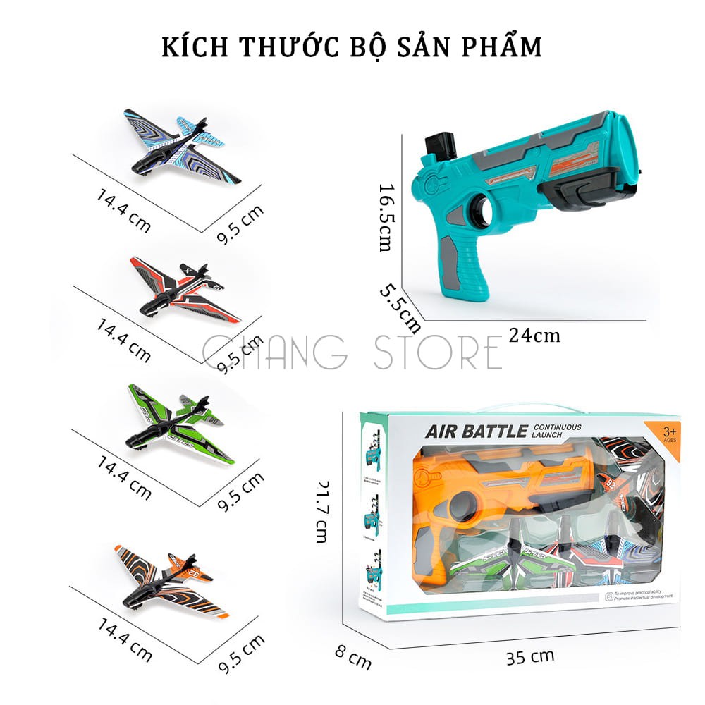 Súng Đồ Chơi Bắn Máy Bay Dành Cho Trẻ Em, Súng Máy Bay Đồ Chơi Cho Bé
