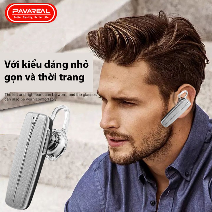 Tai Nghe Bluetooth Cao Cấp PAVAREAL BT56 (Chống Khử Âm Ồn Khi Chạy Xe) - NK