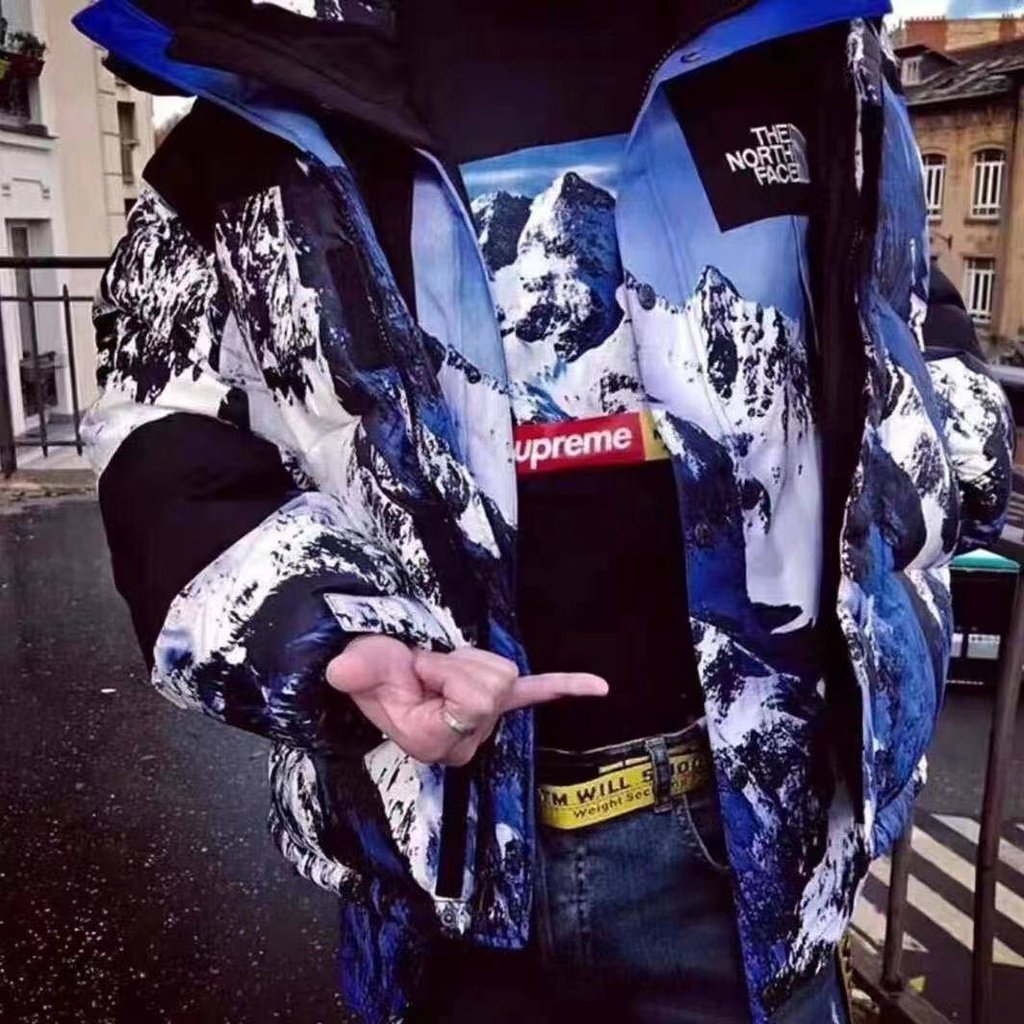The North Face Trang Phục Leo Núi Tuyết Supreme 17FW Có Đệm Lót Bên Ngoài Cho Cặp Đôi