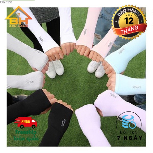 Găng tay chống nắng Hàn Quốc xỏ ngón  Let's Slim đi chơi, đi xe máy ,chống nắng hiệu quả(màu ngâu nhiên)