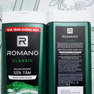 Sữa tắm Romano 150g