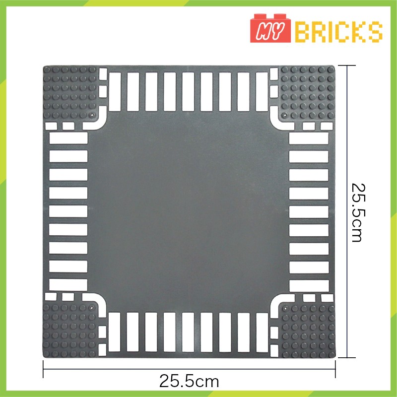 Tấm nền đường giao thông base kích thước 25.5x25.5cm – MR7052