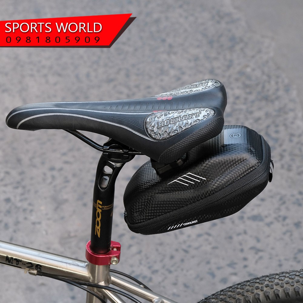 Túi xe đạp E7 WILDMAN treo cốt yên chống nước, chống sốc