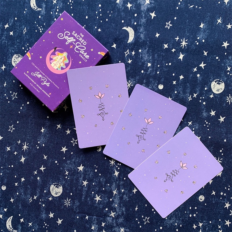 The Sacred Self-Care Oracle Thẻ Bài Đồ Chơi Oracle: 55 Lá Chất Lượng Cao