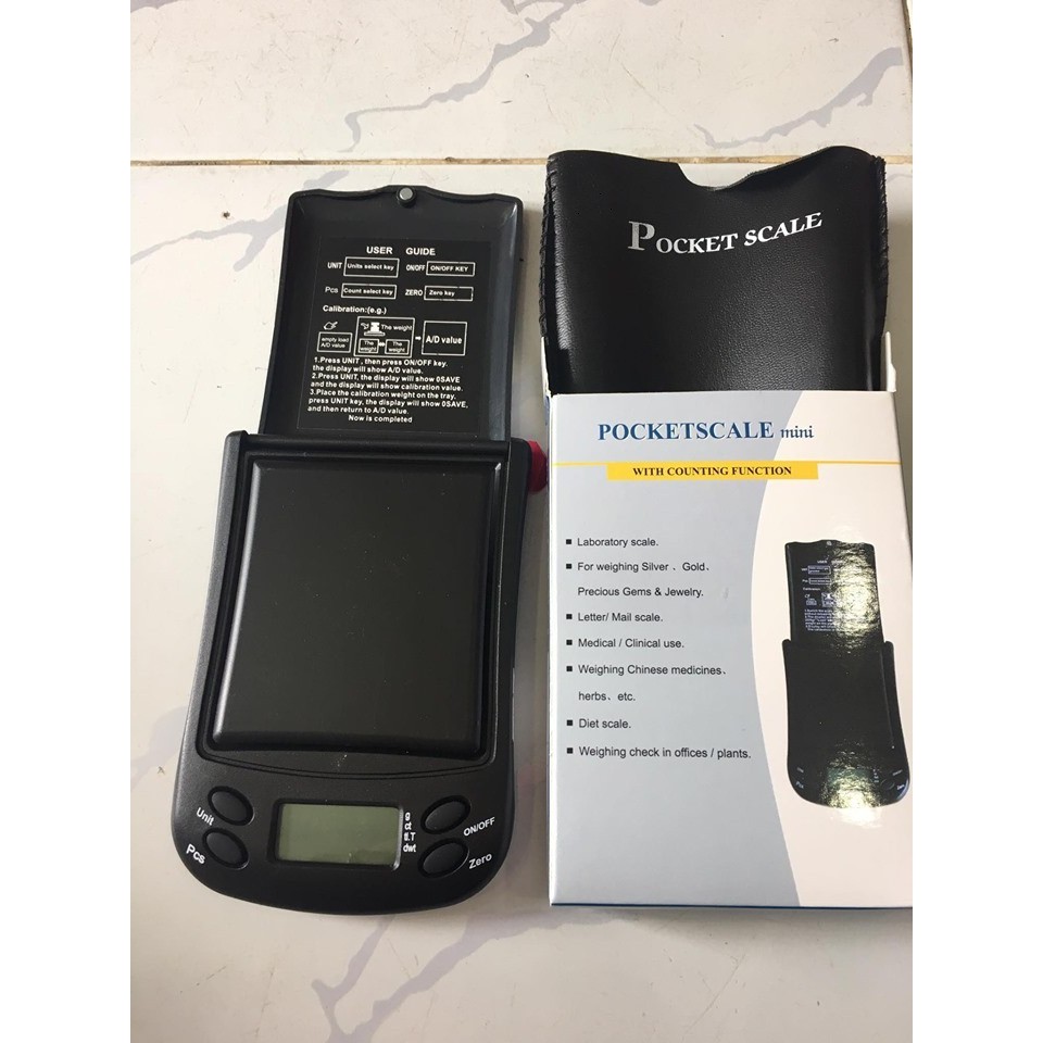 Cân Tiểu Ly Điện Tử Pocket AND202 200g/ 0.01g Cân Bỏ Túi Chính Xác Cao.