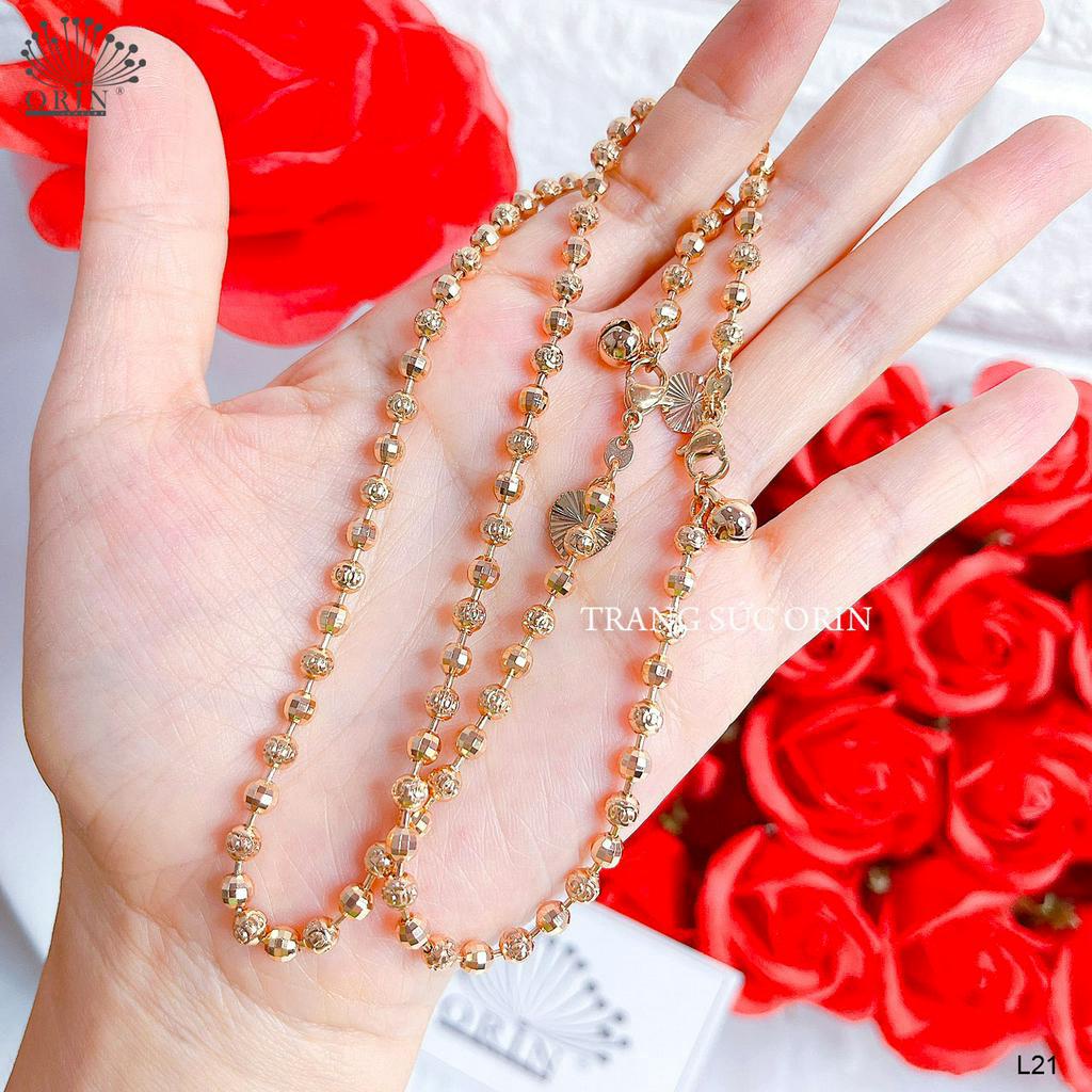 Lắc chân bi thời trang thiết kế cao cấp Orin L21
