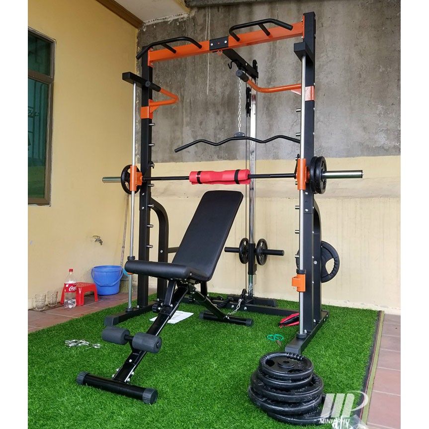 [HOT] Giàn tạ đa năng JL-K8  Máy tập GYM có Squat  Dụng cụ thể hình cho gia đình