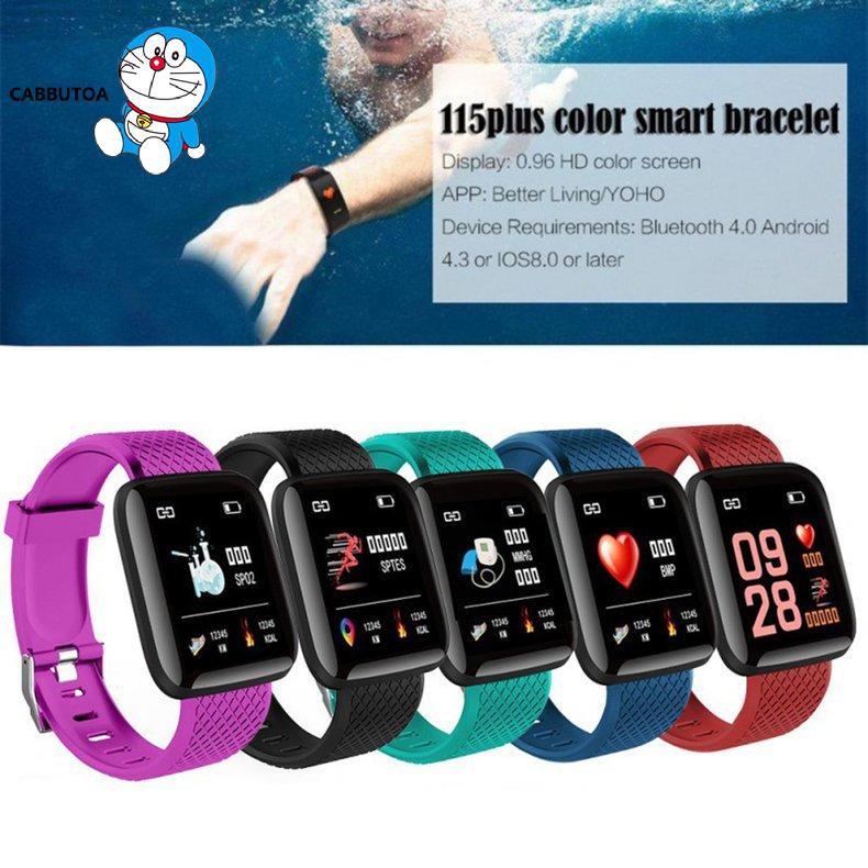 Đồng Hồ Đeo Tay Thông Minh 116 Plus 116plus Đa Năng Kèm Phụ Kiện