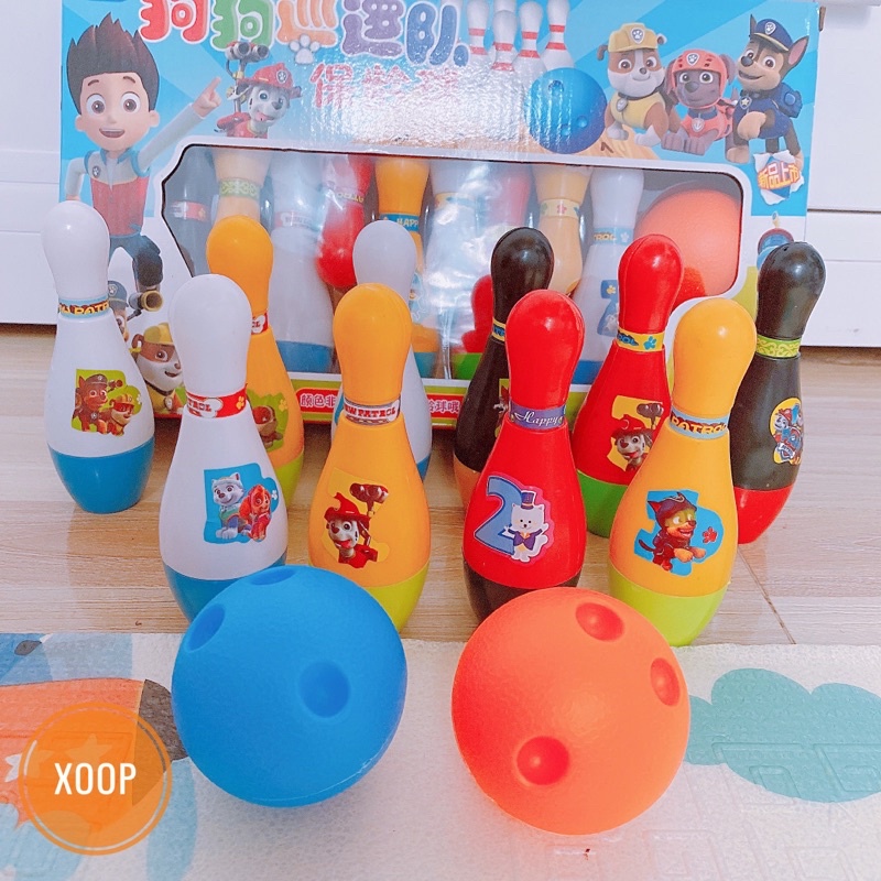 Bộ đồ chơi Bolling mini chủ đề chó cứu hộ cho bé