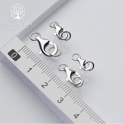 Khóa bạc móc càng cua - NQ Jewelry