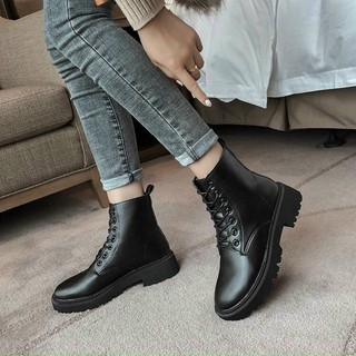 Giày boot chiến binh cao cổ buộc dây (kèm ảnh thật cuối)