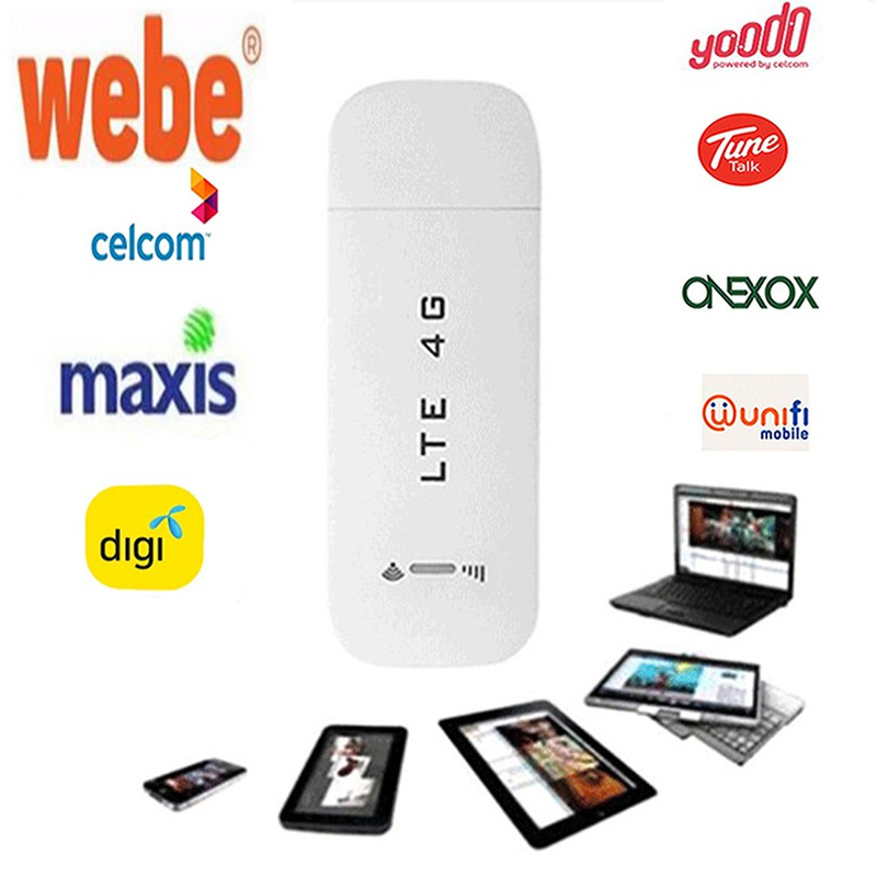Bộ định tuyến usb bộ định tuyến wifi 3g / 4g modem ô tô usb không dây 4g mini wifi stick thẻ sim dữ liệu điểm phát sóng di động thẻ sim dongle