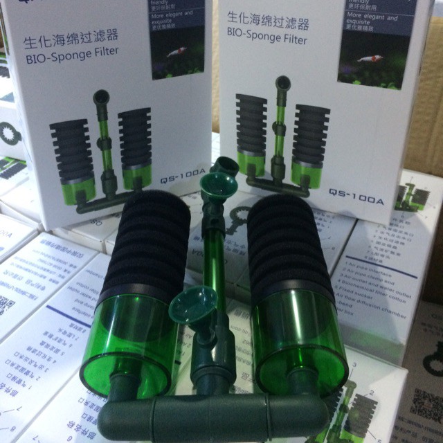 Lọc Vi Sinh QS100A Có Khoang Chứa Vật Liệu Lọc