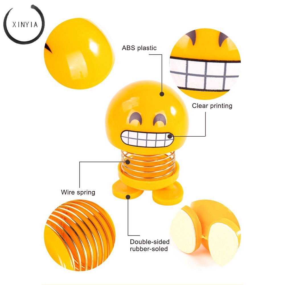 Mô hình đồ chơi mini kiểu lò xo lắc lư chất lượng cao trang trí xe máy/ xe hơi