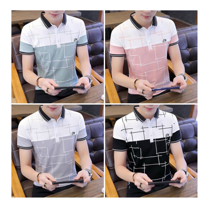 Áo thun nam có cổ polo tay ngắn vải thun poly chống nhăn mẫu đẹp 2023 Skymen fashion -  ATN4701
