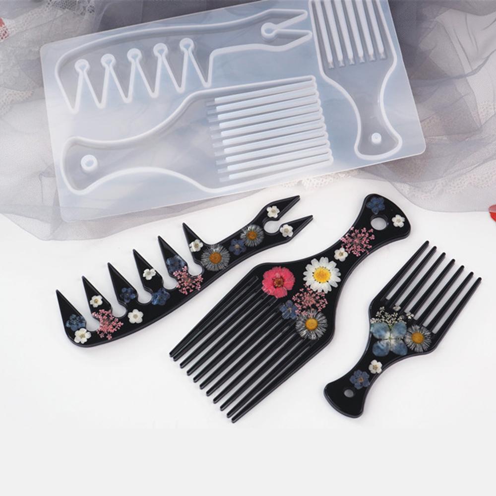 Lược Chải Tóc Silicone Chống Tia UV Tiện Dụng|Khuôn Đúc Epoxy Dùng Trang Trí Nhà Cửa