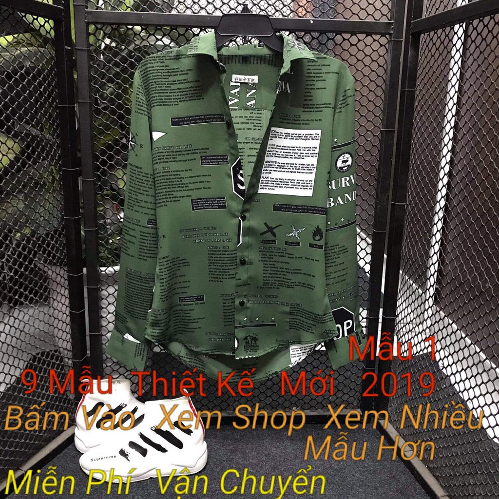 Áo sơ mi nam cao cấp vải lụa THỜI TRANG THIẾT KẾ 2019