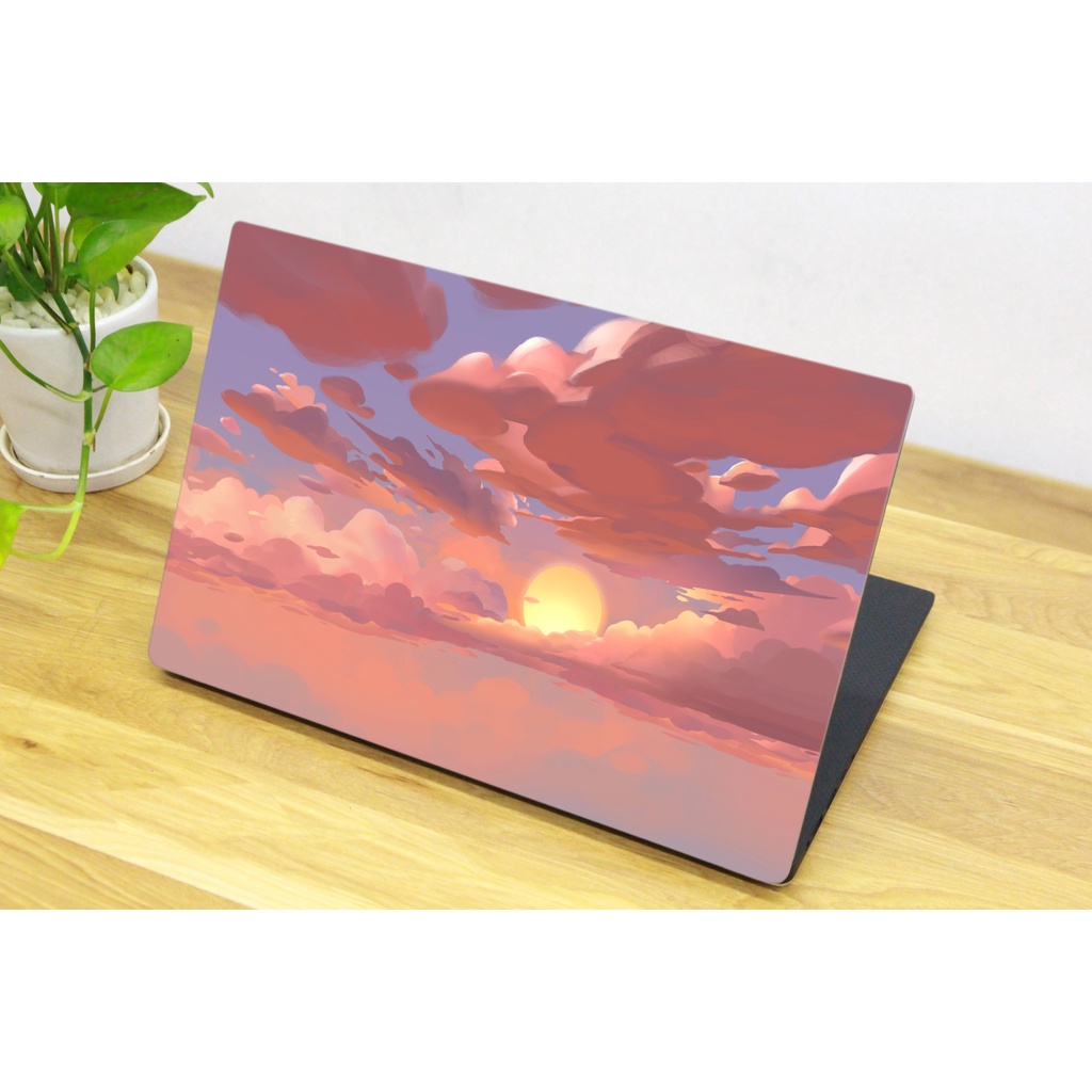 Skin Laptop In Hình Sunset - Hoàng Hôn Dành Cho Các Dòng Máy Dell Hp Asus Msi Acer Lenovo Macbook Theo Yêu Cầu