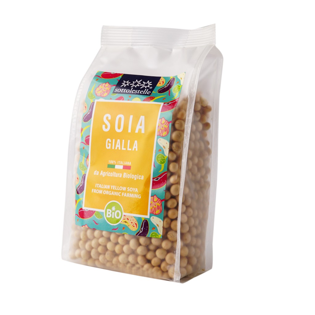 Hạt Đậu Nành Ý Hữu Cơ 400g Sottolestelle Organic Soy Beans