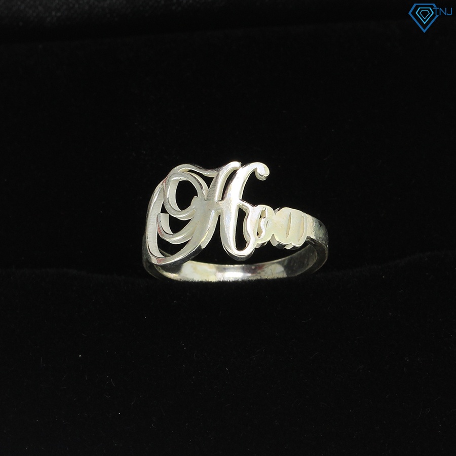 Nhẫn nữ bạc 925 khắc tên giá rẻ NN0333 - Trang sức TNJ