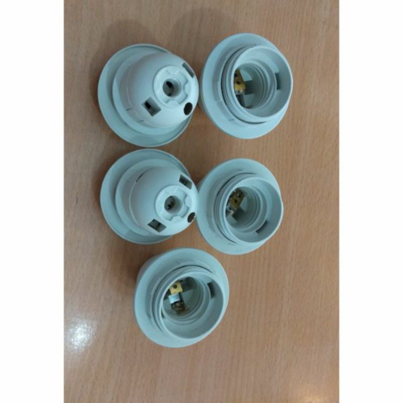 Đui đèn có vành E27 dùng cho đèn thả