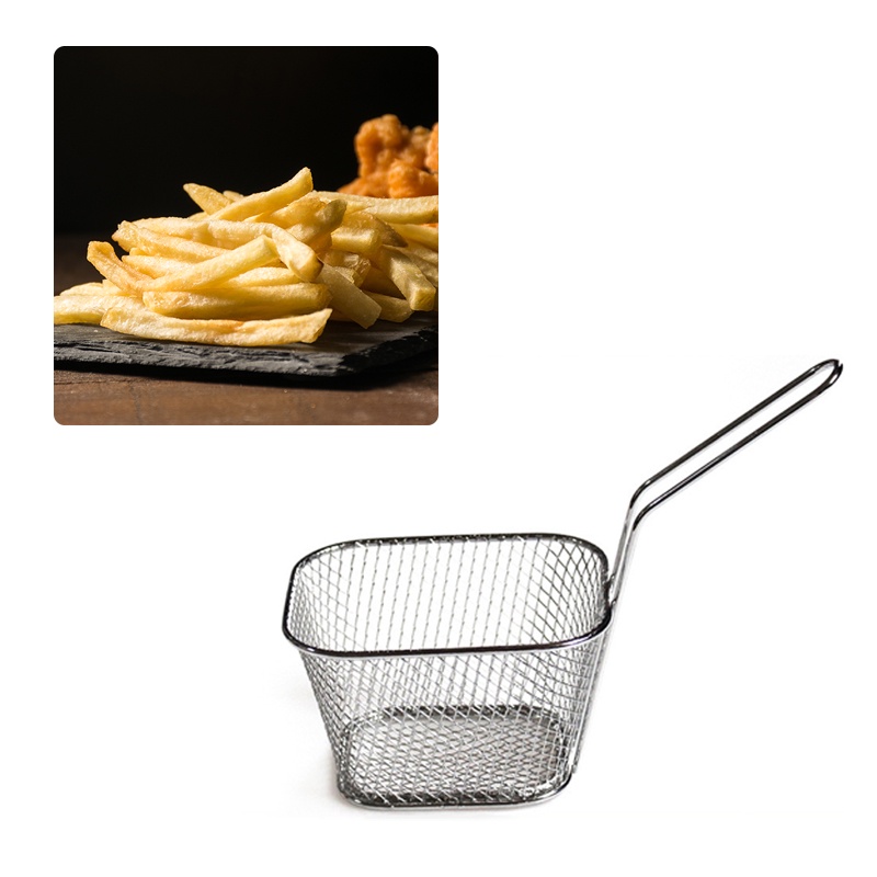 [huite]Stainless Steel Expandable Fry Chef Basket Kitchen Colander Magic Mesh Basket Strainer Net Cooking Steam Rinse