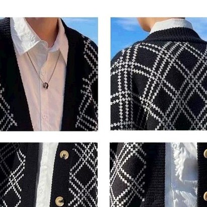 Áo cardigan nam, áo khoác cardigan len form rộng thời trang Ulzzang mặc đi chơi đi làm phong cách Hàn Quốc