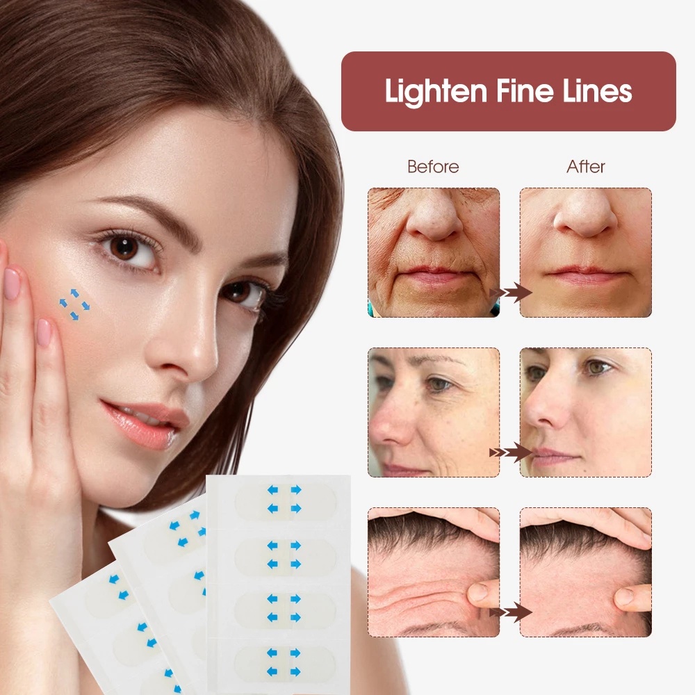 Set 40 Miếng Dán Trong Suốt Vô Hình Chống Nước Làm Săn Chắc Da Tạo Khuôn Mặt Chữ V