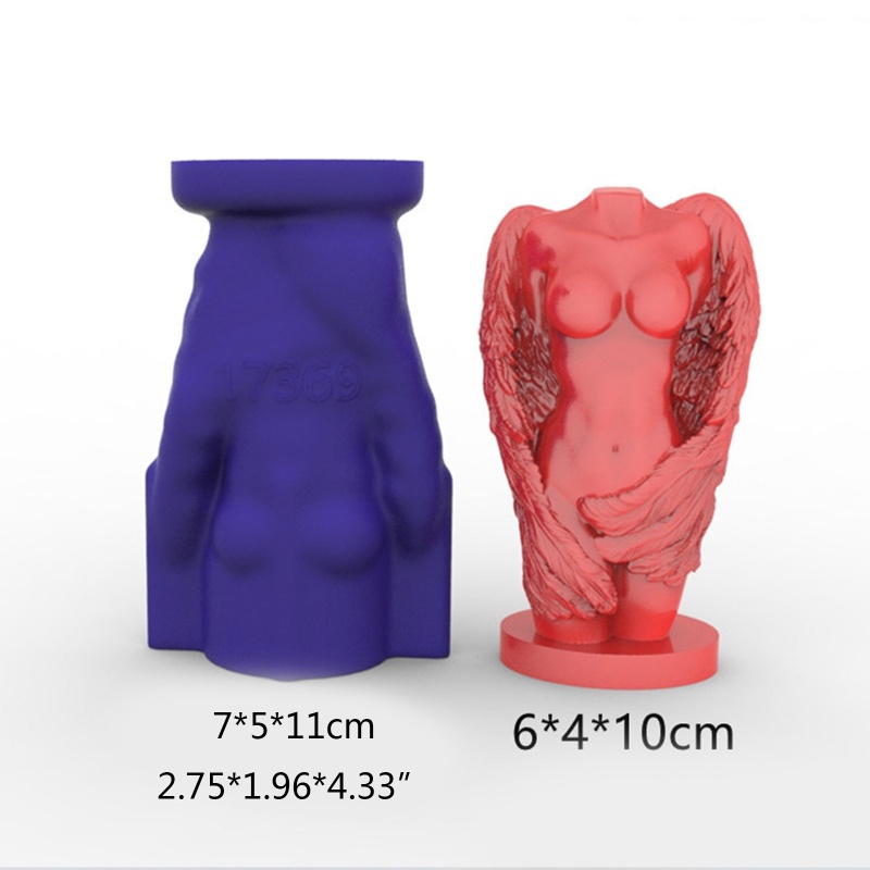 Khuôn Làm Đồ Thủ Công Hình Thiên Thần 3D Bằng Silicone