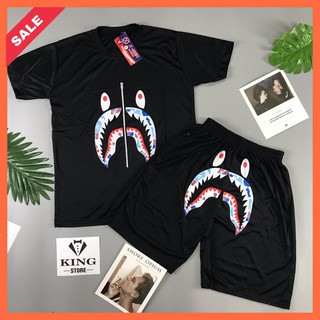 [Free ship] Bộ Thể Thao Nam Bape Hàm Cá Mập Hàng Chuẩn Store