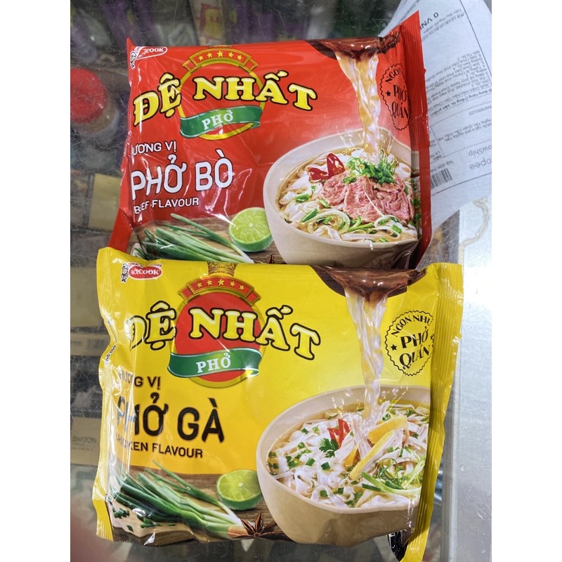 Phở Bò/ Gà Đệ Nhất Gói 65g [Mẫu Mới]