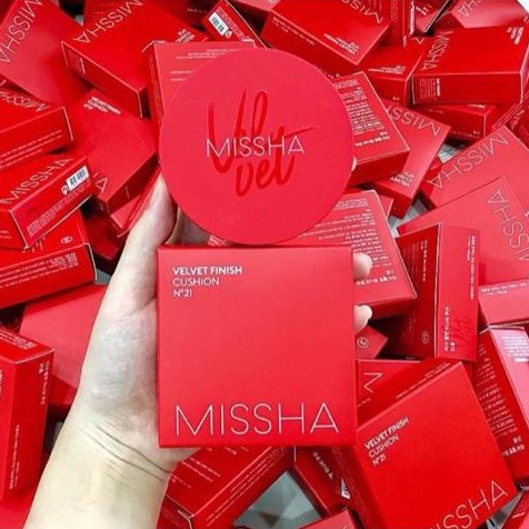 Phấn Nước Missha Velvet Finish Cushion - Màu Đỏ | BigBuy360 - bigbuy360.vn