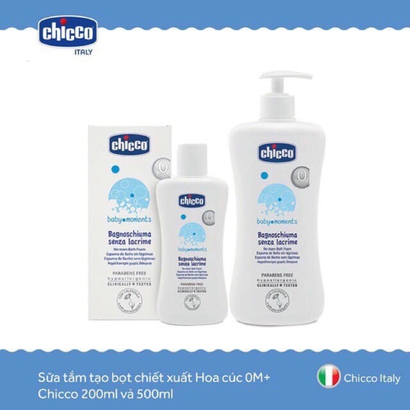 SỮA TẮM GỘI CHIẾT XUẤT HOA CÚC 0M+ CHICCO