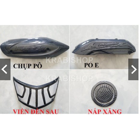 Trọn bộ 14 món ốp Freego Carbon